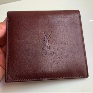 Authentic YSL Yves Saint Laurent vintage bifold wallet
